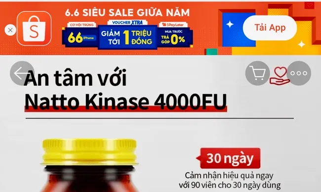 Bộ Y tế yêu cầu Lazada và Shopee khẩn trương rà soát việc kinh doanh thực phẩm chức năng