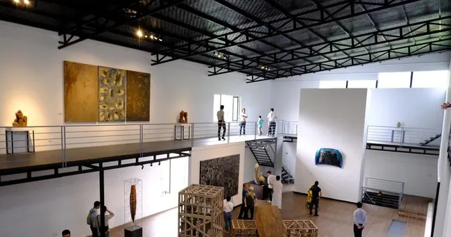 Contemporary art space inside the Muong Cultural Space Museum. (Source: MAM)