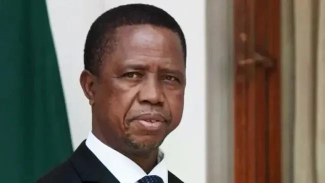 Former Zambian President Edgar Lungu (Photo: trendsnafrica.com)
