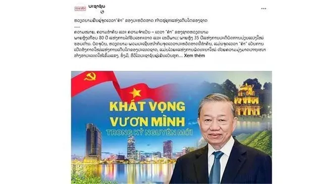 The article published by the electronic edition of Pasaxon. (Photo: VNA)