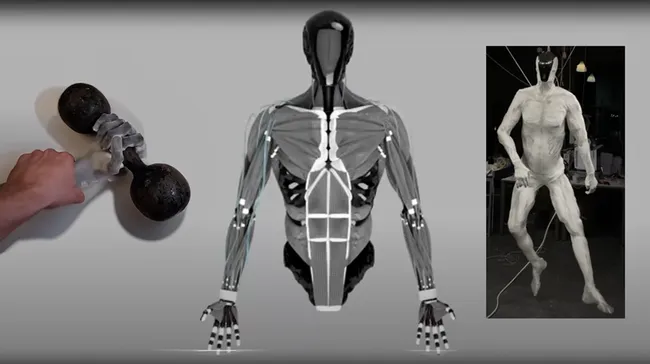 Protoclone: Robot "người nhân tạo" với 1.000 cơ bắp mềm dẻo như người thật