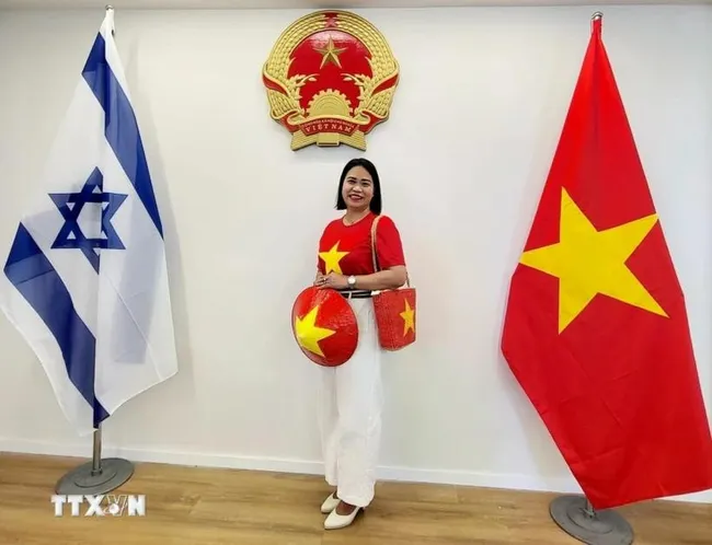 Truong Thi Hong, Chairwoman of the Vietnamese People's Association in Israel (Photo: VNA)