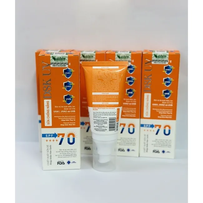 Sữa chống nắng DSK UV bị thu hồi toàn quốc do không đạt chỉ tiêu vi sinh