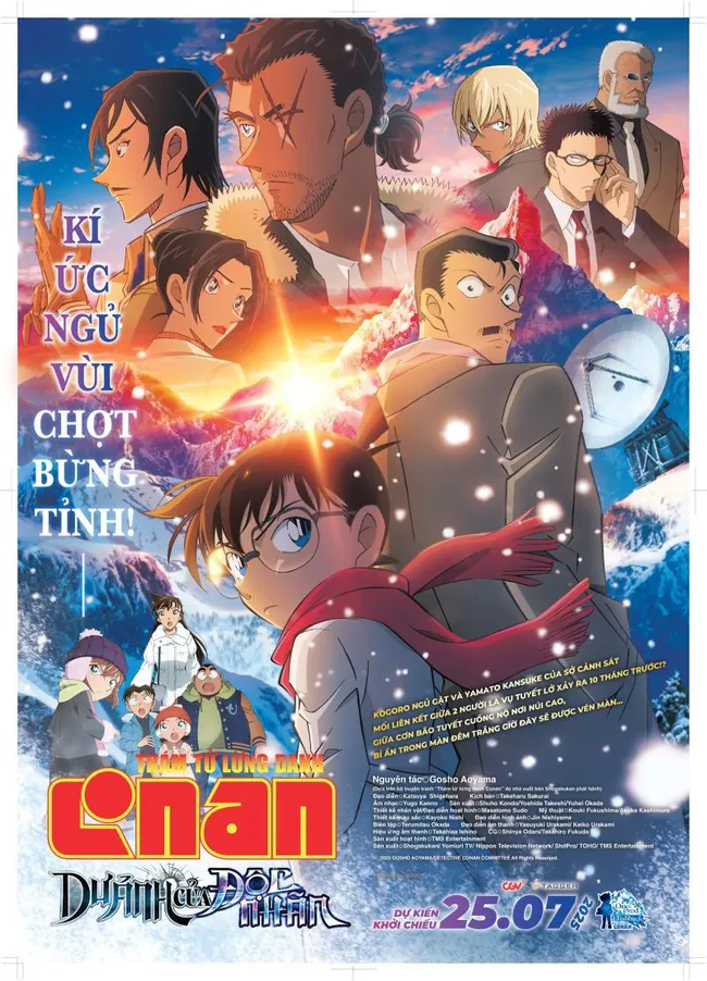 Còn 1 tuần mới ra rạp, "Conan Movie 28" đã gần chạm mốc 10 tỉ đồng tại Việt Nam