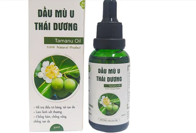 Thu hồi 4 lô Dầu mù u Thái Dương không rõ nguồn gốc, vi phạm chất lượng