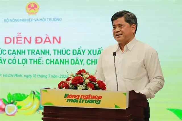 Deputy Minister Tran Thanh Nam speaks at the forum held in HCM City on July 18. (Photo: VNS/VNA)