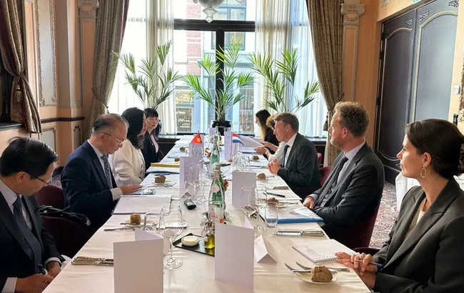 Viet Nam and Netherlands hold first deputy-ministerial political consultation on July 11 in The Hague. (Photo: VNA)