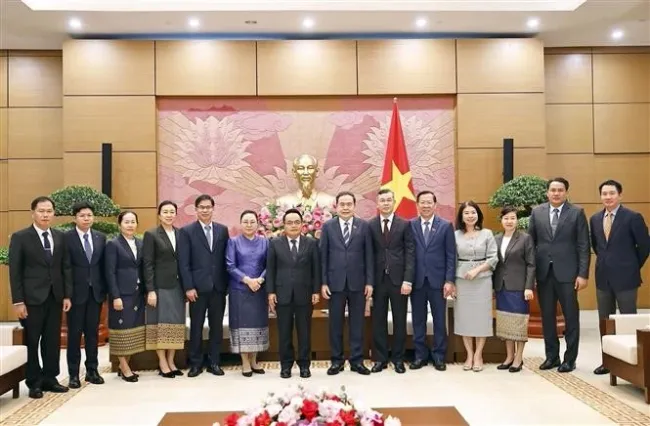 At the reception (Photo: VNA)