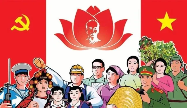 Large posters will be displayed in Vinh to celebrate the national holidays. (Photo: congluan.vn)