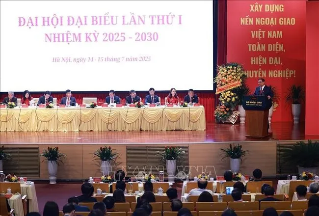 PM Pham Minh Chinh speaks at the congress (Photo: VNA)