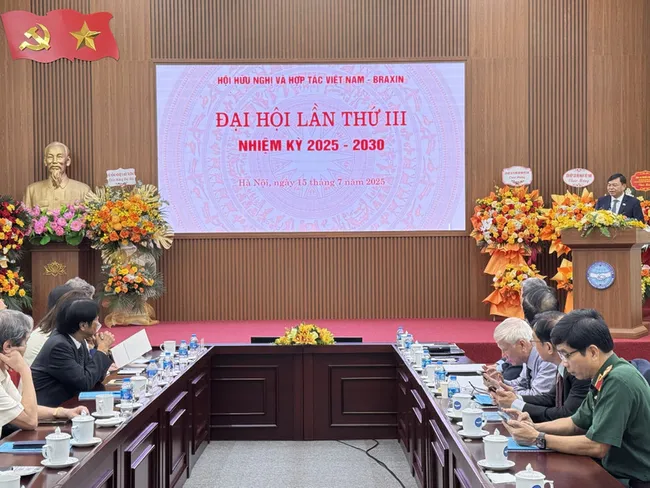 An overview of the Vietnam-Brazil Friendship and Cooperation Association's third National Congress for the 2025-2030 term (Photo:VNA)