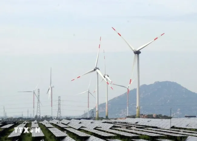 A wind farm in Khanh Hoa province (Photo: VNA)