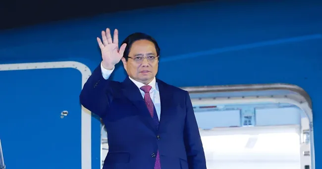 PM Pham Minh Chinh leaves Ha Noi on August 30 evening for the Shanghai Cooperation Organisation (SCO) Summit 2025 and a working visit to China. (Photo: VNA)
