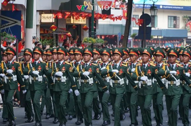 The grand parade marks the 80th anniversary of the August Revolution and National Day (September 2). (Photo: VNA)