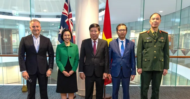 Vietnamese and Australian officials at the 10th Strategic Diplomacy-Defence Dialogue (Photo: Ministry of Foreign Affairs)