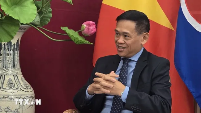 Vietnamese Ambassador to Algeria Tran Quoc Khanh (Photo: VNA)