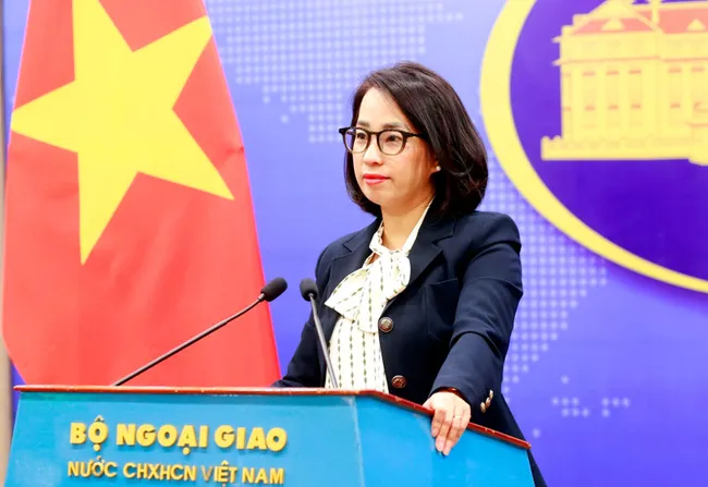 The Ministry of Foreign Affairs’ spokeswoman Pham Thu Hang (Photo: VNA)