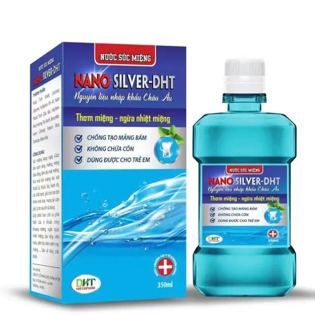 Thu hồi sản phẩm nước súc miệng Nano silver - DHT 350ml