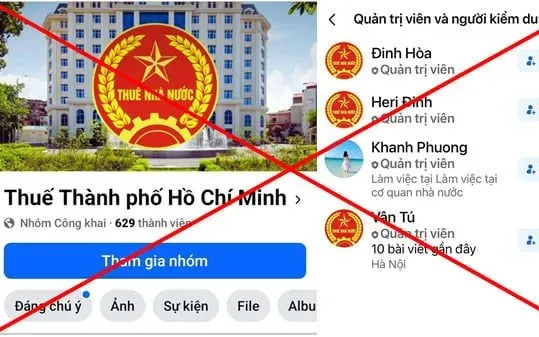 Thuế TP Hồ Chí Minh cảnh báo về tình trạng giả mạo trên mạng xã hội