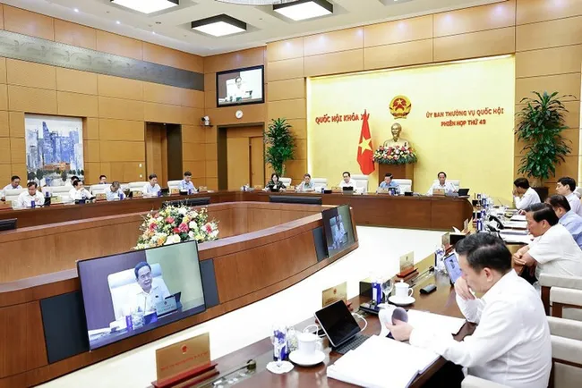 A view of the 49th session of the NA Standing Committee (Photo: VNA)