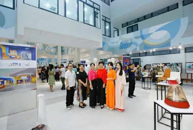 Trường Đại học Mỹ thuật Công nghiệp khánh thành khu giảng đường nhà A- Ảnh 4.