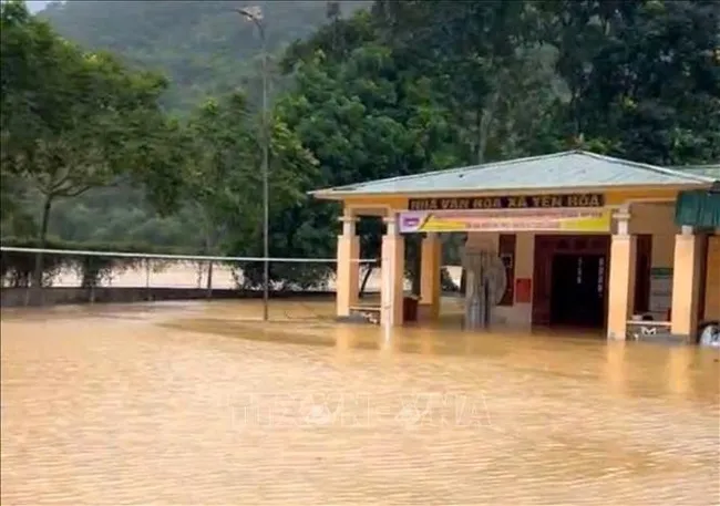 Typhoon Bualoi and subsequent flooding severely hit Nghe An province (Photo: VNA)