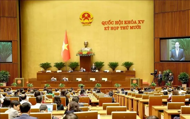 At the 10th sitting of the 15th National Assembly (Photo: VNA)