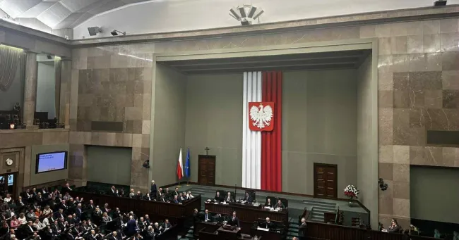 The voting session of the Poland’s Sejm on October 17 (Photo: VGP)