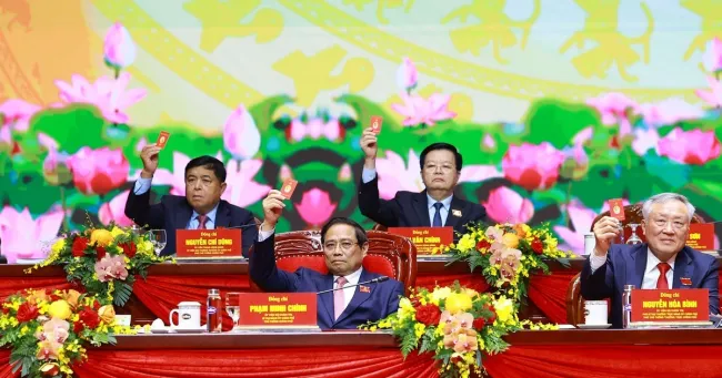 Delegates at the first congress of the Government’s Party Organisation for the 2025-2030 tenure (Photo: VNA)