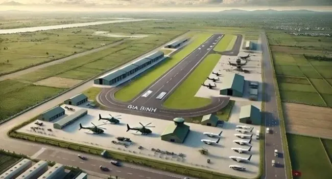 Perspective of Gia Binh Airport project (Photo: VGP)
