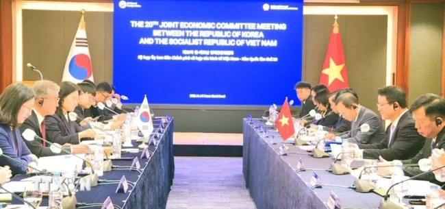 The 20th meeting of the Viet Nam-RoK Joint Economic Committee takes place in Seoul on November 14. (Photo: VNA)