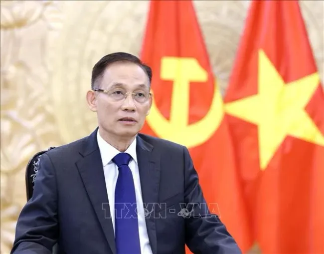 Vietnamese Minister of Foreign Affairs Le Hoai Trung (Photo: VNA)