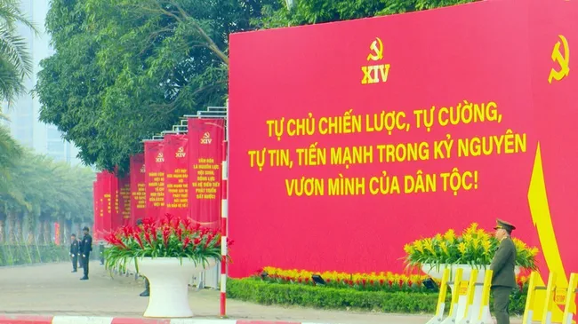 The 14th National Congress of the Communist Party of Vietnam takes place in Hanoi from January 19-25, 2026 (Photo: VNA)