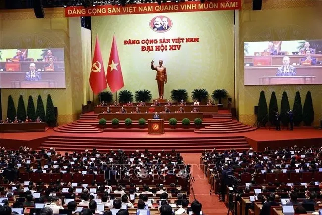 A view of the 14th National Congress of the Communist Party of Vietnam (Photo: VNA)