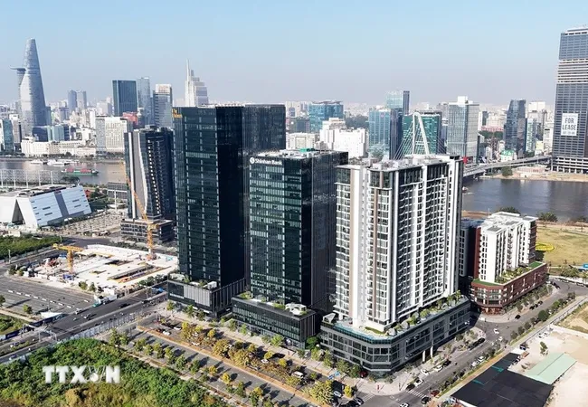 Ho Chi Minh City aims to become a competitive financial centre regionally and internationally. (Photo: VNA)