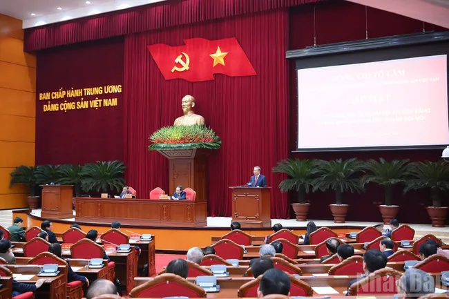 Party General Secretary To Lam speaks at the event. (Photo: NDO)