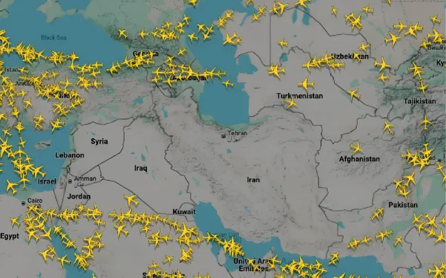 Bộ Xây dựng yêu cầu không tổ chức chuyến bay qua khu vực vùng trời Trung Đông