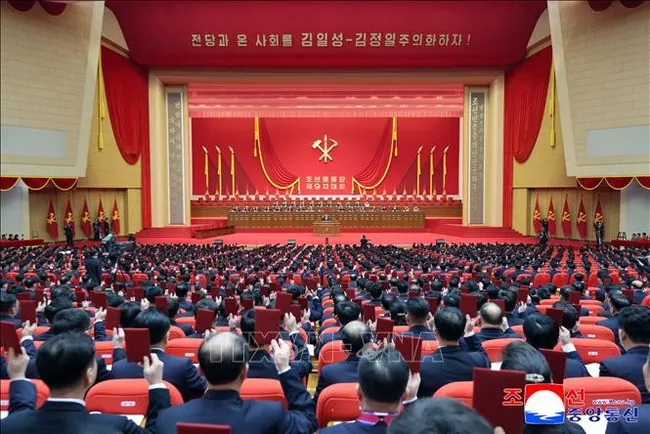 An overview of the opening session of the 9th Congress of the Workers’ Party of Korea (WPK). (Photo: KCNA/ VNA)