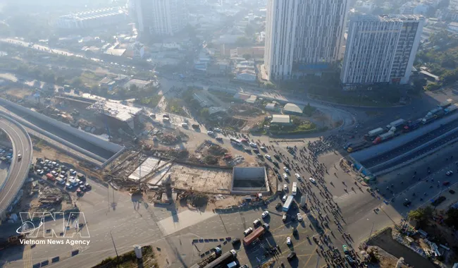 A transport infrastructure project in Ho Chi Minh City (Photo: VNA)