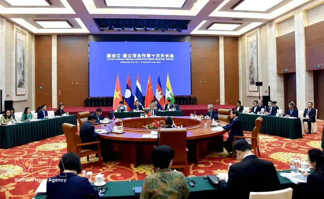 The 10th Mekong–Lancang Cooperation Foreign Ministers' Meeting in Anning city, China, in 2025 (Photo: VNA)