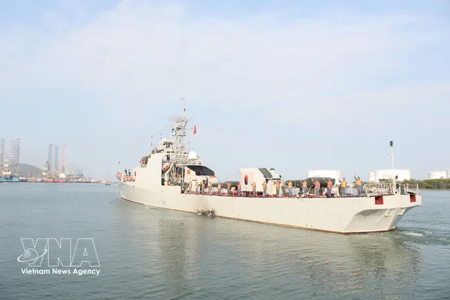 Ship 17 of Brigade 171 under Naval Region 2 of the Vietnam People’s Navy. (Photo: VNA)