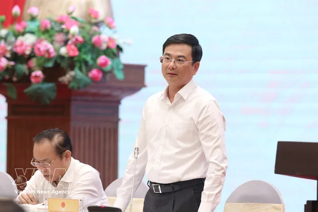 SBV Deputy Governor Pham Thanh Ha speaks at the press briefing. (Photo: VNA)