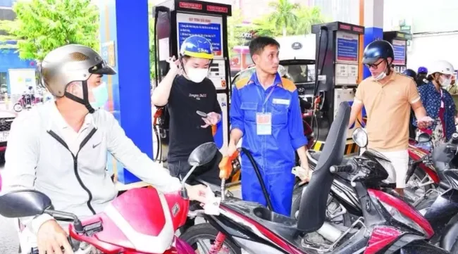 A petrol station in Ho Chi Minh City.