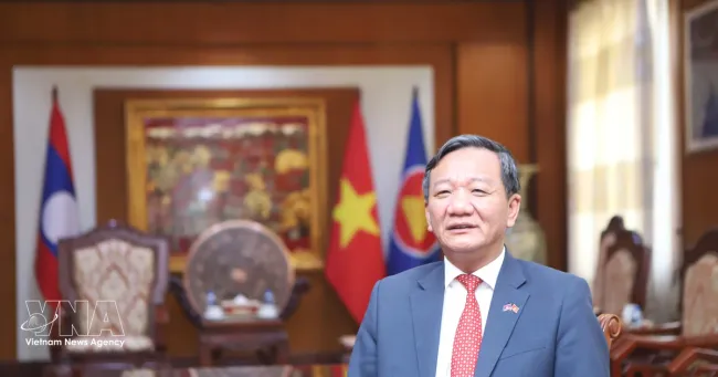 Vietnamese Ambassador to Laos Nguyen Minh Tam (Photo: VNA)