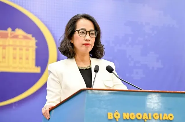 Spokesperson for the Ministry of Foreign Affairs Pham Thu Hang (Photo: Ministry of Foreign Affairs)