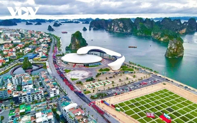 A panoramic view of Quang Ninh province