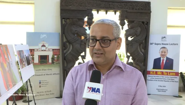 Dr. Rajiv Ranjan from the University of Delhi (Photo: VNA)