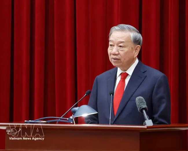 General Secretary of the Communist Party of Vietnam Central Committee and President of Vietnam To Lam (Photo: VNA)