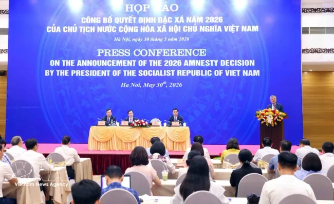 At the press conference on May 30. (Photo: VNA)