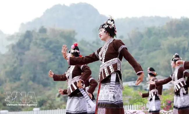 Traditional costume of the Lu ethnic group in Lai Chau province. (Photo: VNA)